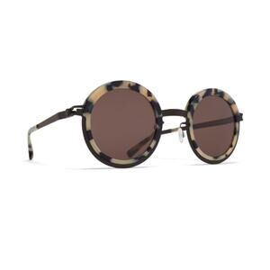 Mykita Unisex Black/Cream Phillys 953 Round Sunglasses